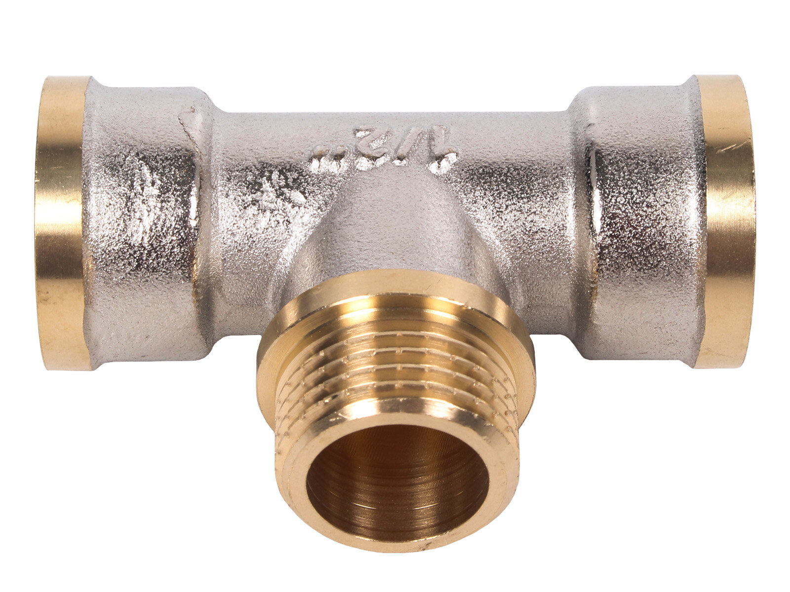 Тройник TST латунь 1/2 дюйма резьба внутренняя / наружная / внутренняя