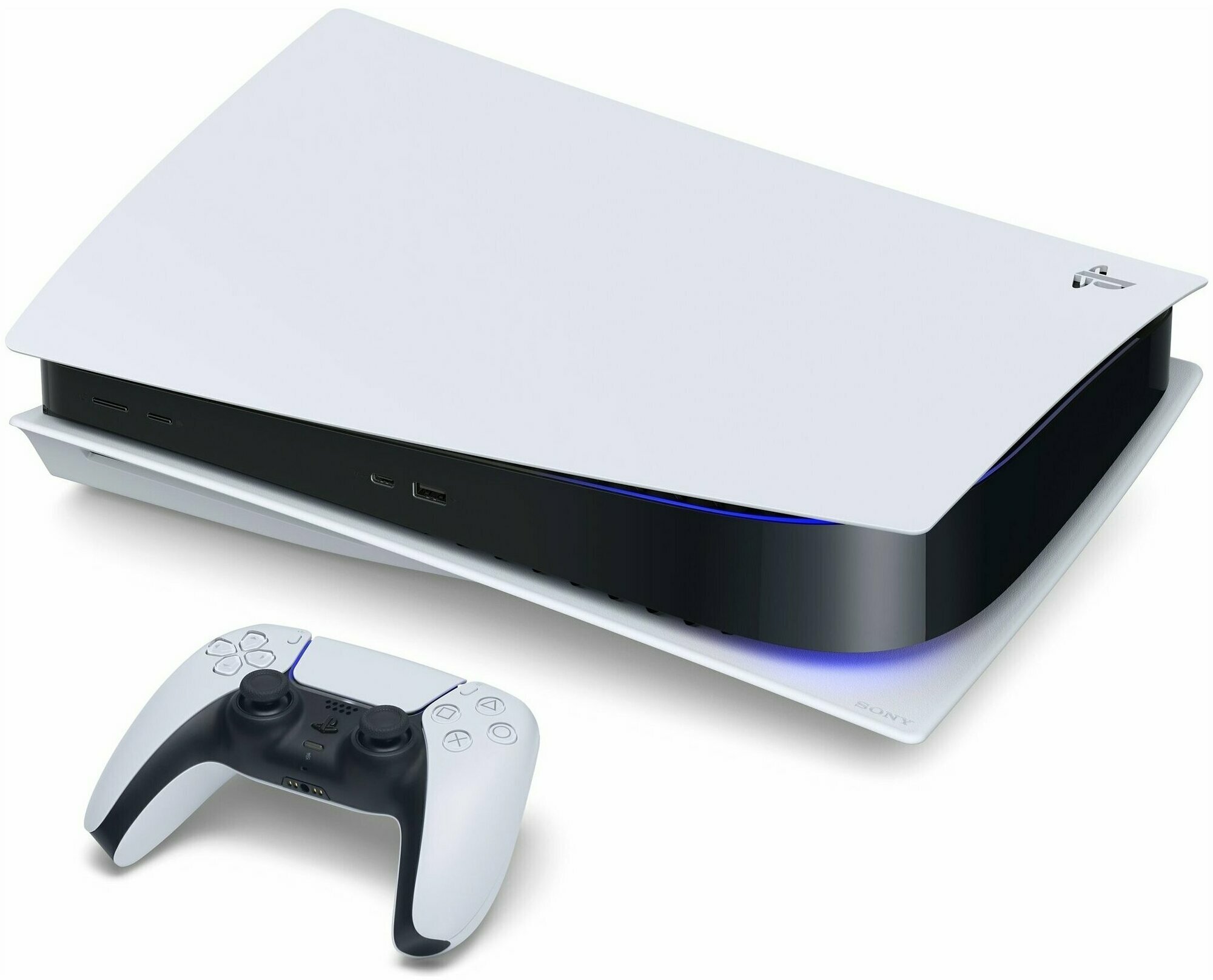 Игровая приставка Sony PlayStation 5, 3 ревизия, Корейская версия, с дисководом, 825 ГБ SSD, без игр, белый — фото 1