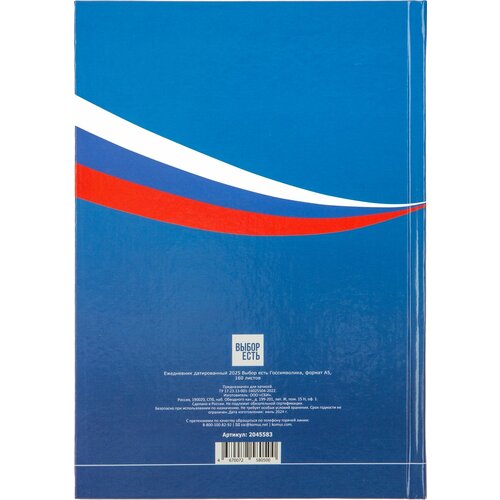Ежедневник датированный 2025 год Выбор есть 7БЦ глянцевая ламинация А5 160 листов 382₽