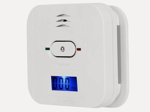 Изображение товара Комбинированный датчик дыма и угарного газа автономный с сиреной (3 в 1: угарный газ, темп, дым) - Straz Дым VIP 910-Q4 (W20307UN)