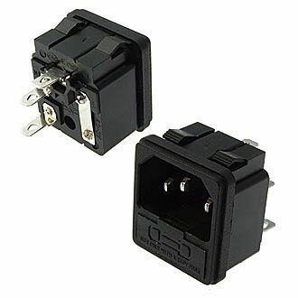 AC-003, евророзетка сетевая на корпус