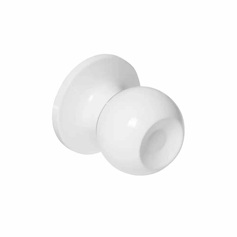 Ручка-кноб 6073 без запирания цвет белый