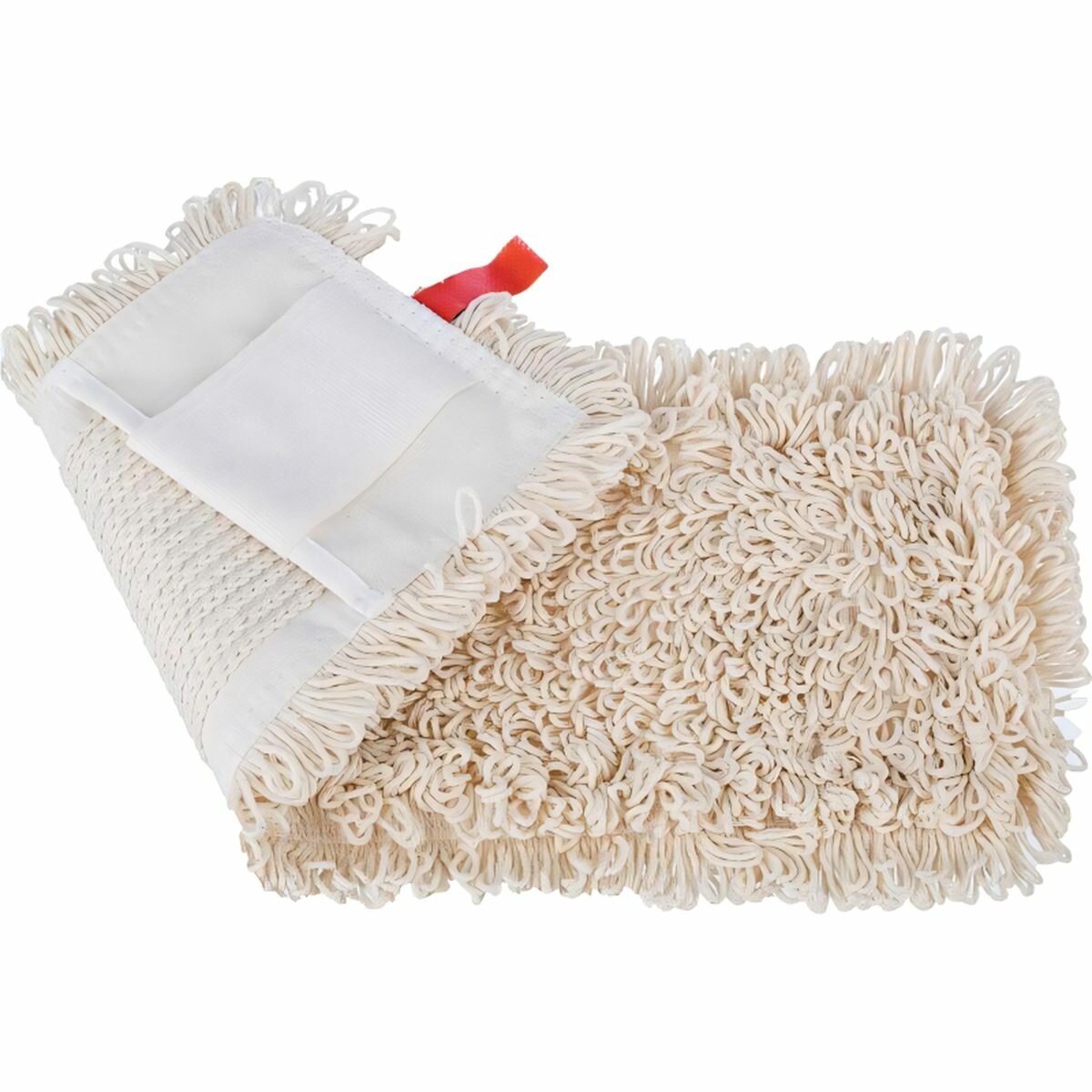 Насадка МОП плоская Luscan хлопок 50х13см бежевая 80шт.