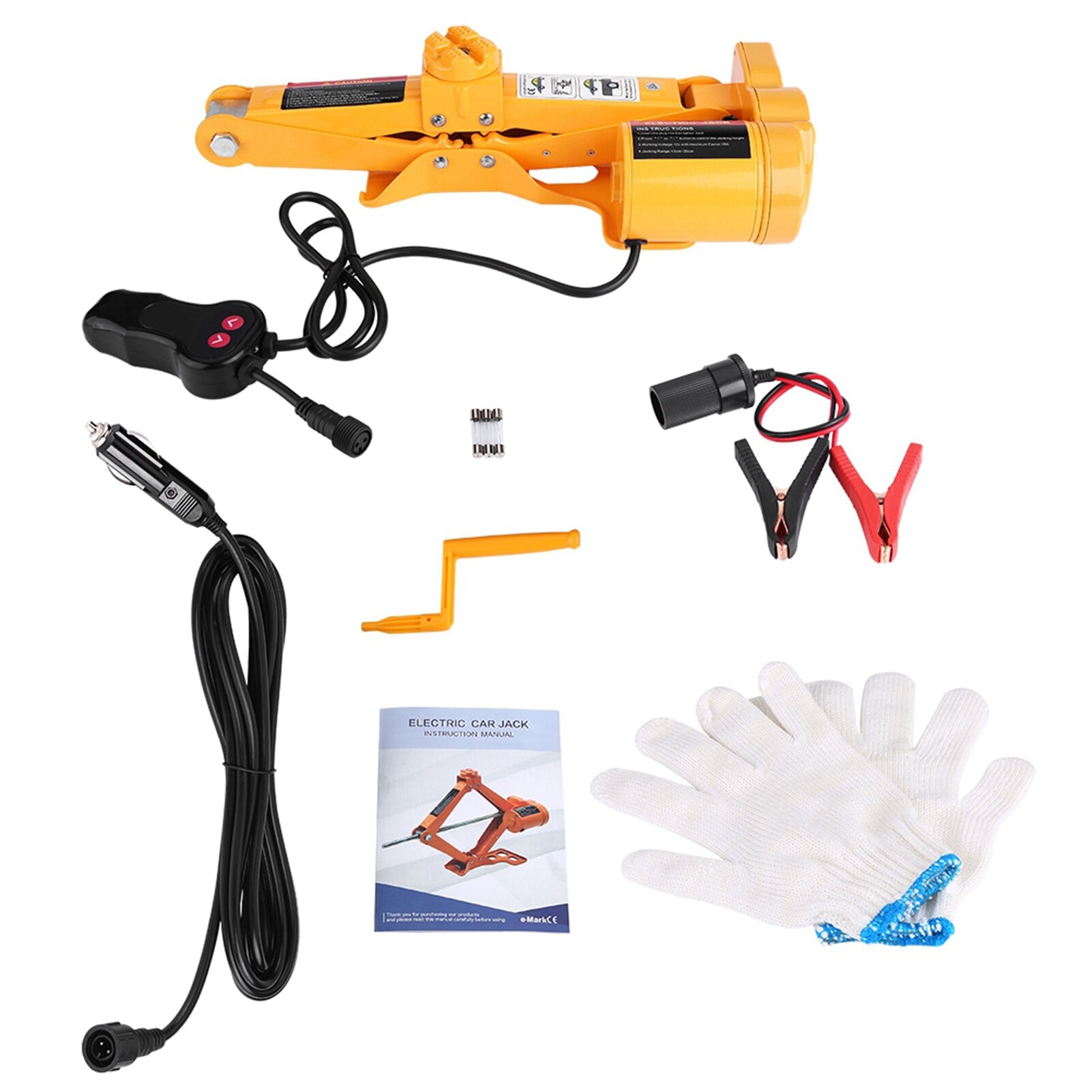 Electric Jack, 2T Capacity Compact Size Durable for Automobile