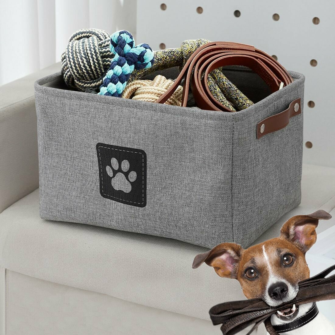 Корзина для игрушек собак мелких средних и крупных пород