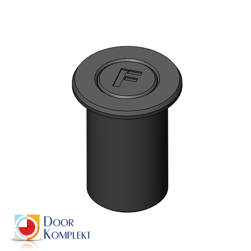 Ответная планка гильза с пружиной 14мм Черный 524₽