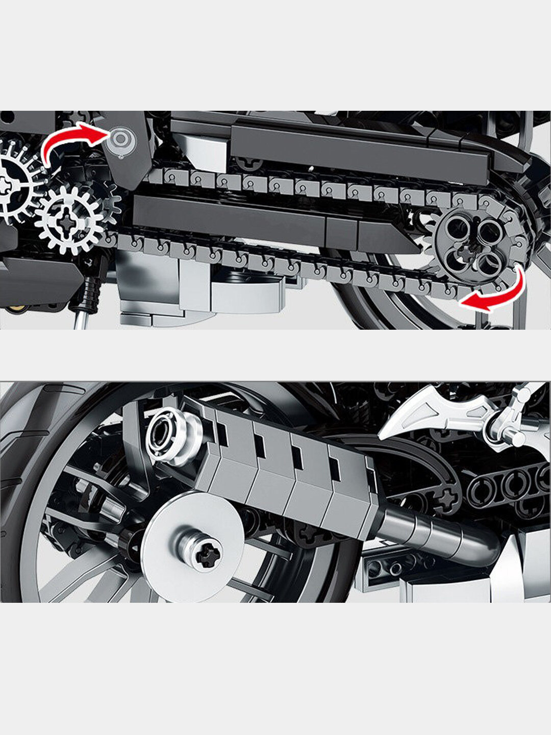 Конструкторский набор Techniaue Motorcycle — фото 1