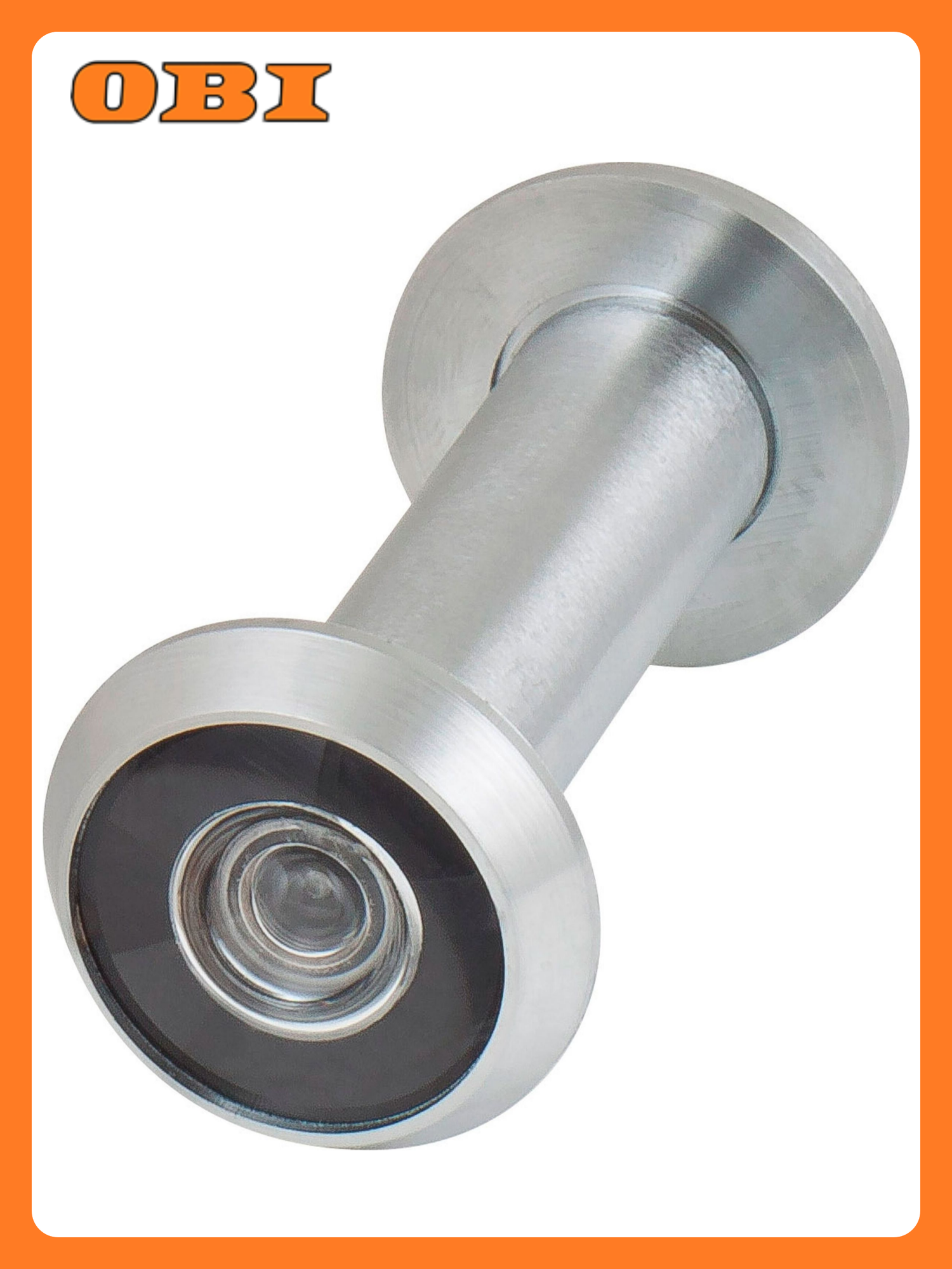 Глазок дверной Armadillo латунь угол обзора 200° серебристый