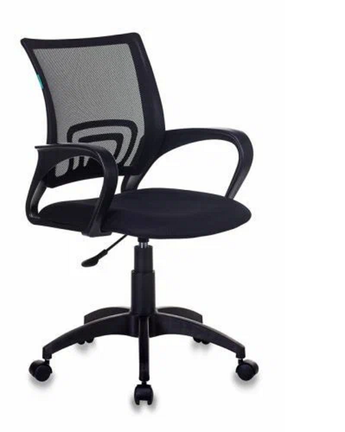 Компьютерное кресло Бюрократ "CH-695NLT", офисное, черное, с подлокотниками