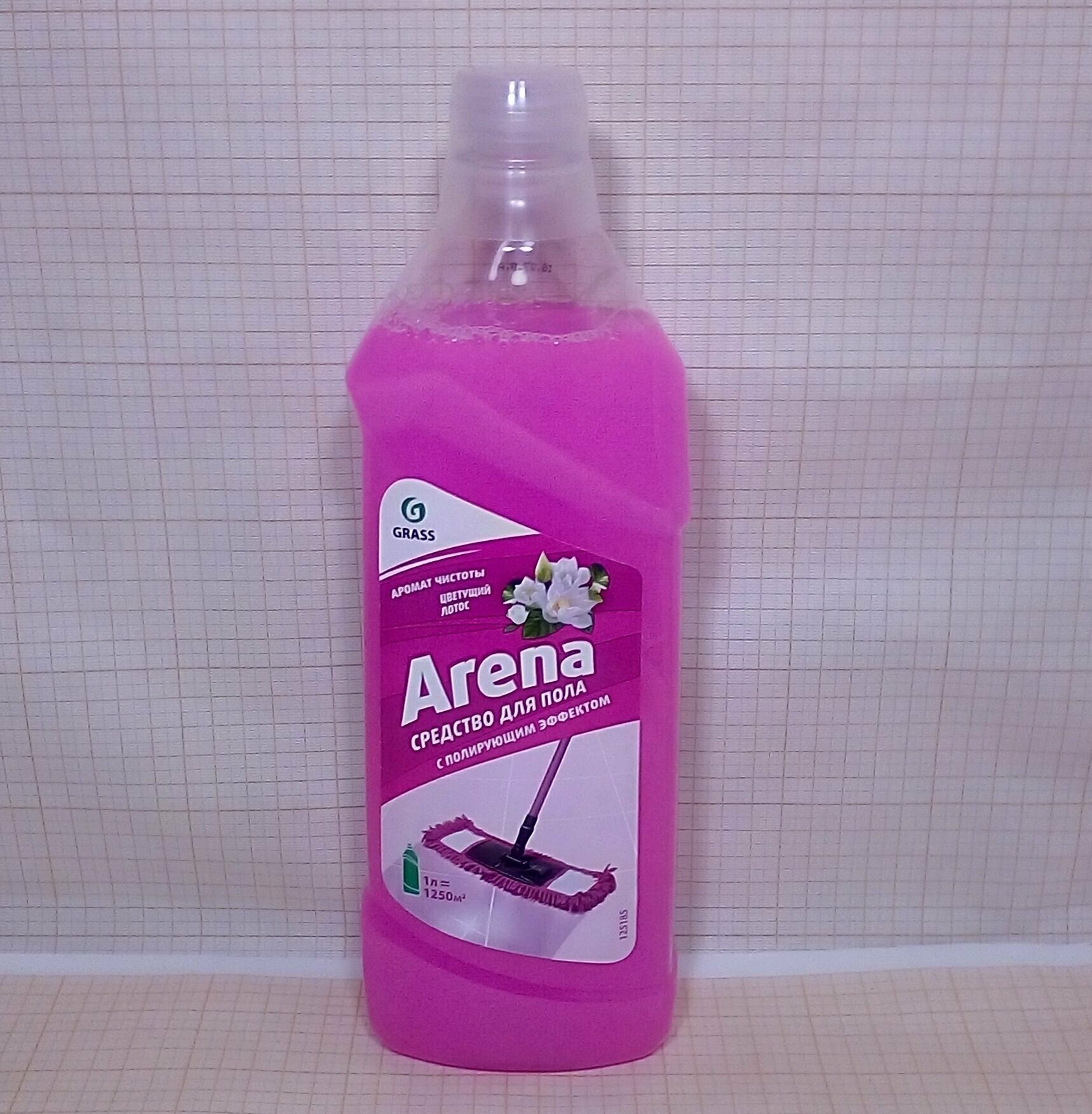 Средство для мытья полов Arena Цветущий лотос Grass - фотография № 5