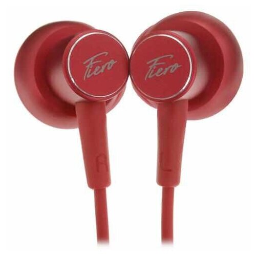 Проводная гарнитура Fiero R-100 красный 224800₽
