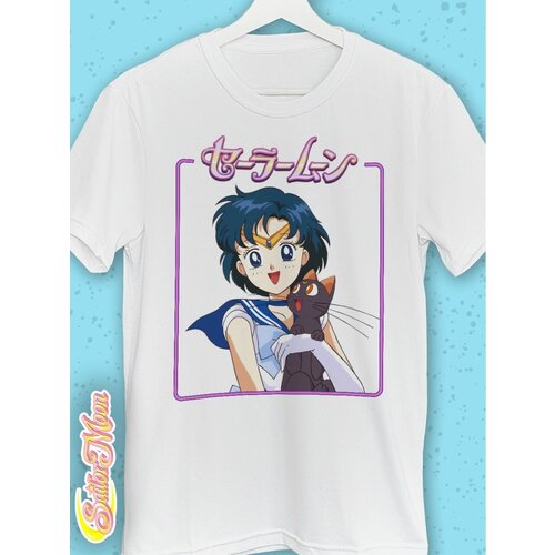 фото Футболка размер 44, черный, белый хилари аниме