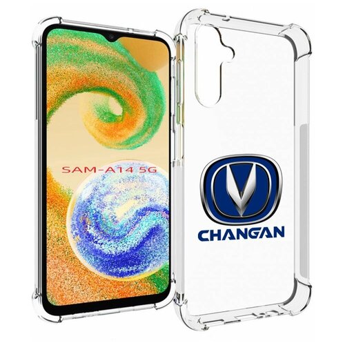 Чехол MyPads Changan-чанган мужской для Samsung Galaxy A14 4G/ 5G задняя-панель-накладка-бампер
