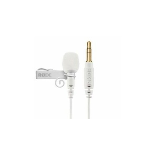RODE Lavalier GO White петличный микрофон c разъём TRS 3,5мм, совместим с передатчиком RØDE Wireless