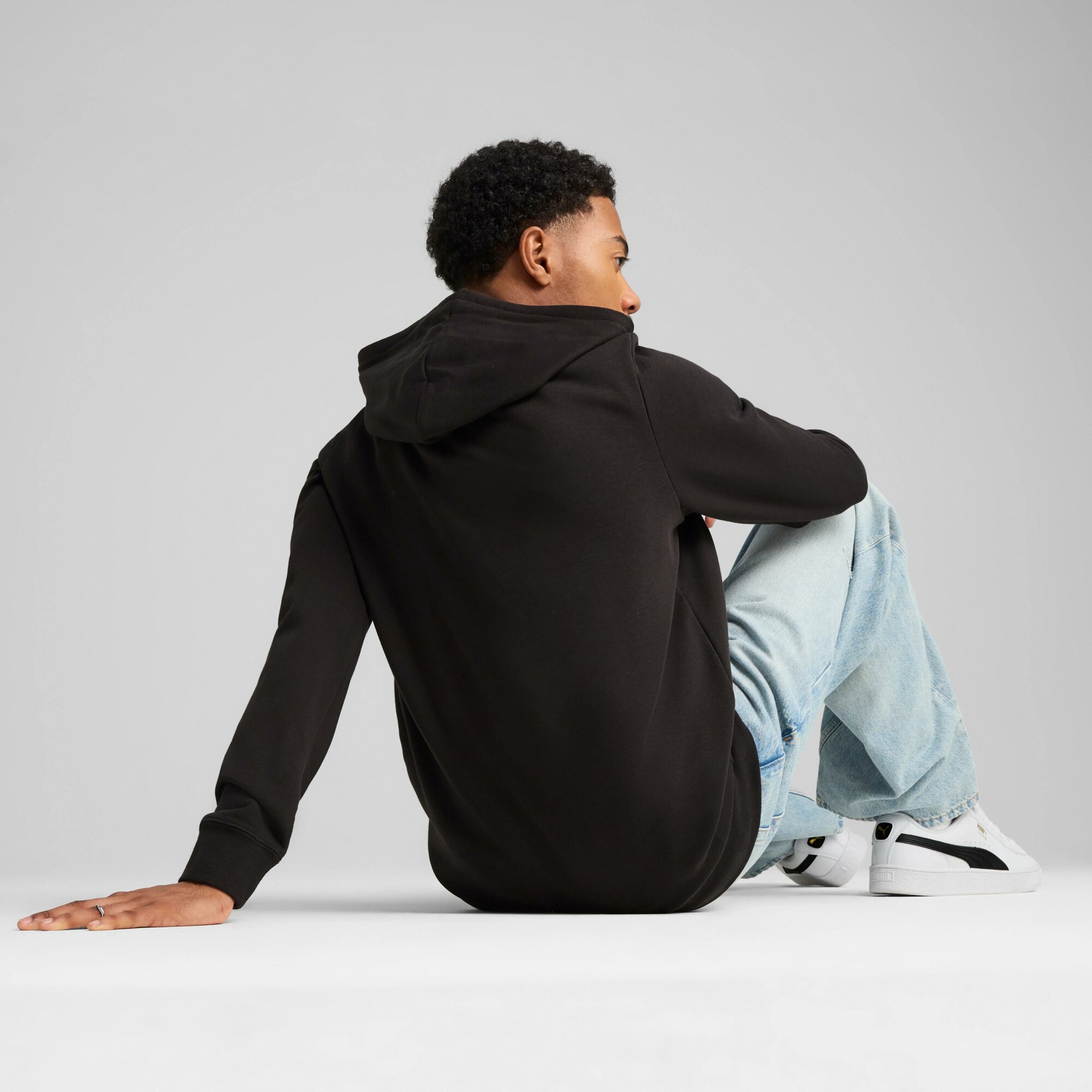 Толстовка PUMA ESS Small Logo, размер S, , черный — фото 1