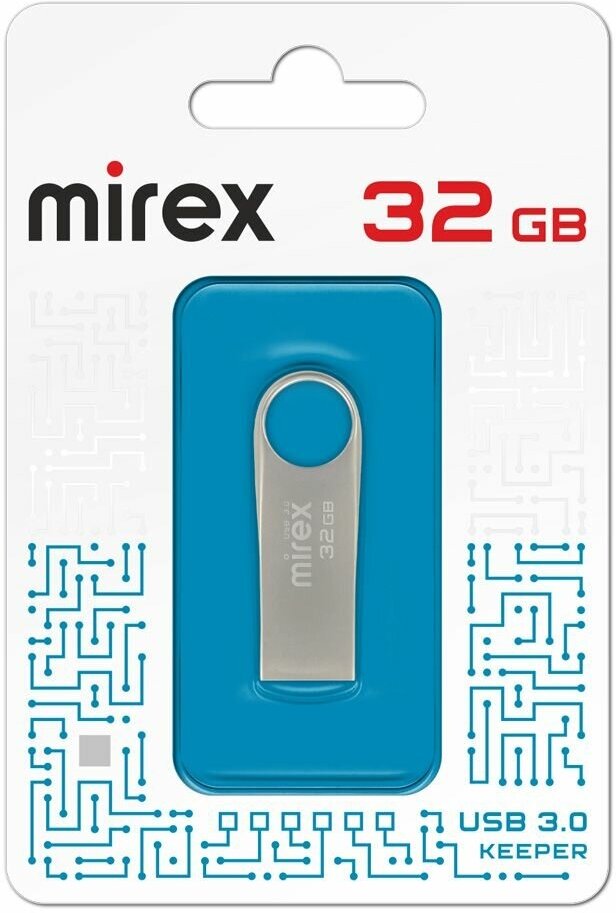 Накопитель USB 3.0 32GB Mirex металл - фото №2