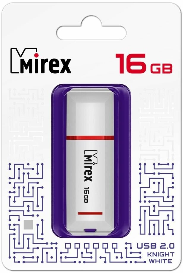 Флешка USB Flash Drive MIREX KNIGHT WHITE 16GB