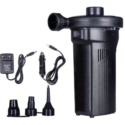 Аккумуляторный воздушный насос с мощным аккумулятором для надувания лодок, матрасов, бассейнов, кроватей, плавательных кругов