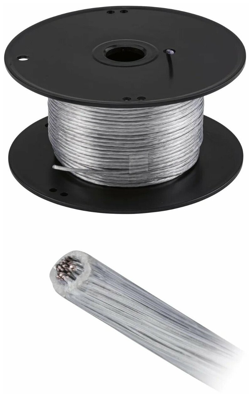 Трос натяжной Paulmann Corduo Струнная система 12В Прозрачный Изоляция ...