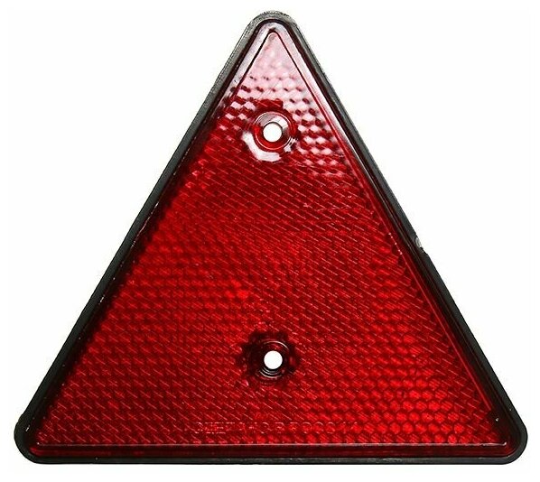 Катафот треугольный 24В LED светодиодный (Красный)