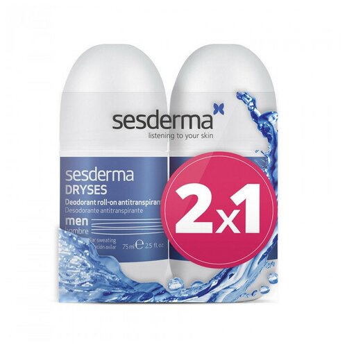 Набор SESDERMA Набор дезодорант-антиперспирант для мужчин 75 мл 2 шт 2278₽