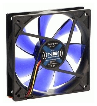 Вентилятор 120x120x25 NoiseBlocker BlackSilentFan ultra quiet XL-1 1000rpm