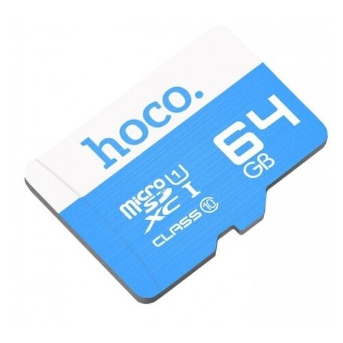 Карта памяти Hoco 64GB MicroSD Class 10 80 мб/с карта памяти oltramax microsd 256 гб sdxc uhs 1 класс 10 с адаптером sd