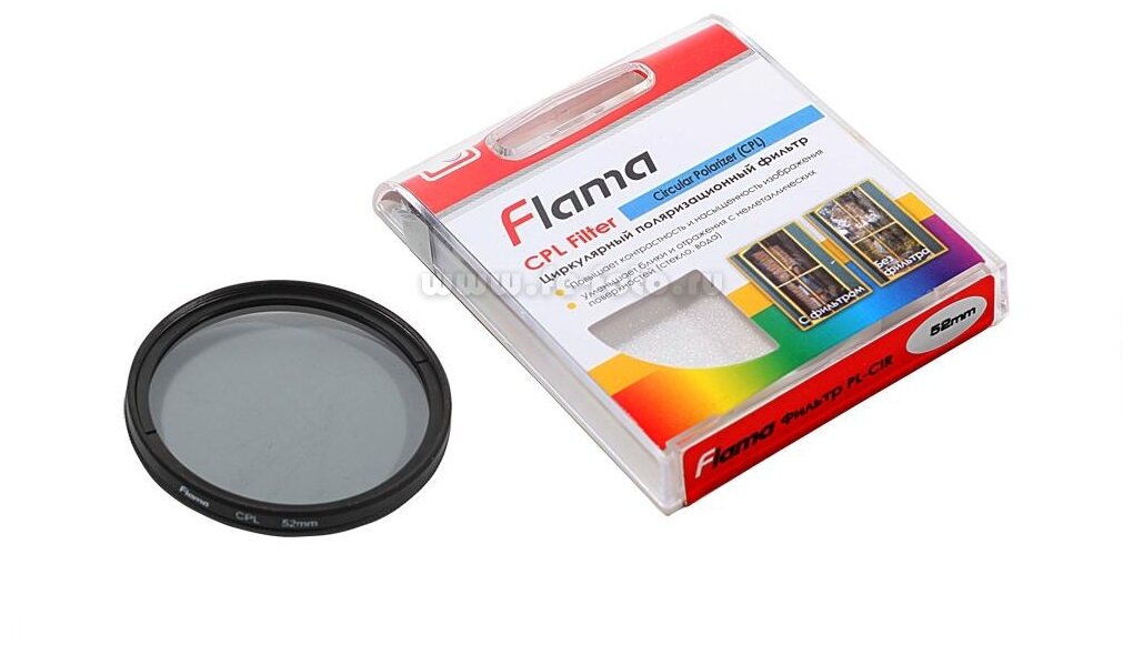 Светофильтр FLAMA CPL Filter 52 mm