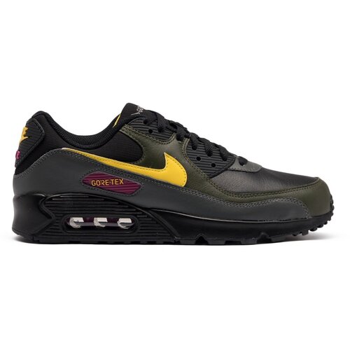 Кроссовки NIKE Air Max 90 GORE-TEX, полнота 10, размер 8.5US, черный, хаки gross 17990 голубой