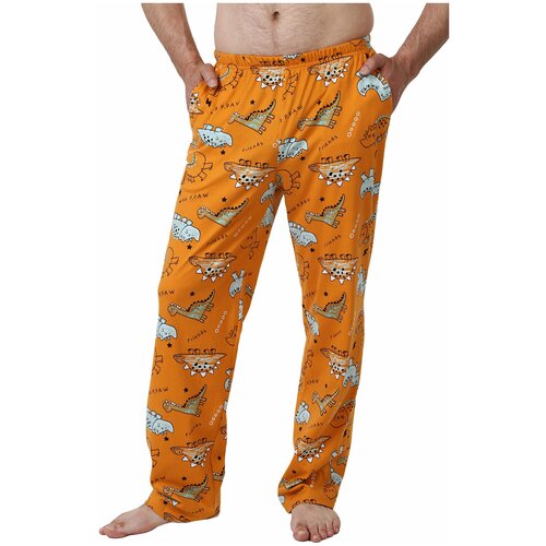 фото Брюки fashion freedom, карманы, размер 52, синий