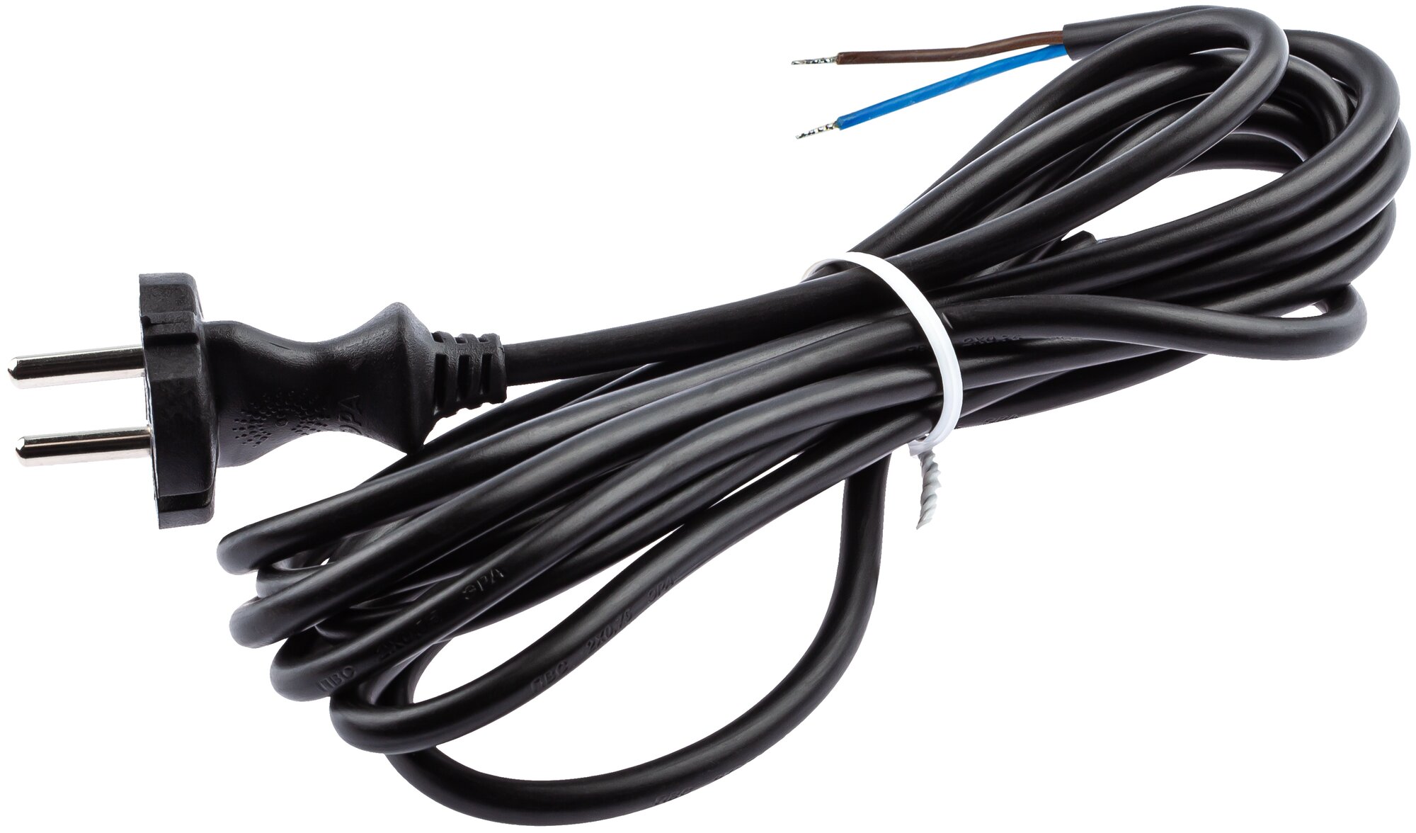 фото Шнур с вилкой ЭРА UX-2x0,75-1,5m 6 А