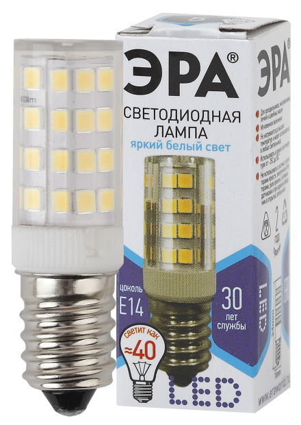 Комплект из 2 шт. Лампа светодиодная ЭРА STD LED T25-5W-CORN-840-E14 E14 / Е14 5Вт нейтральный белый свет