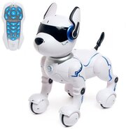 ZHORYA Робот собака «Фьючер» ZHORYA, на пульте управления, интерактивный: звук, свет, танцующий, музыкальный, на аккумуляторе