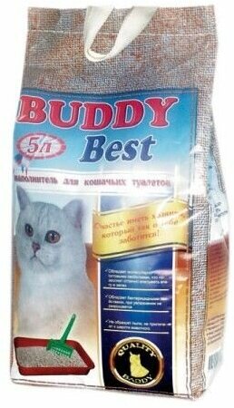 "Buddy Best" Бест гипоаллергенный цеолитный наполнитель для кошек. 5 л