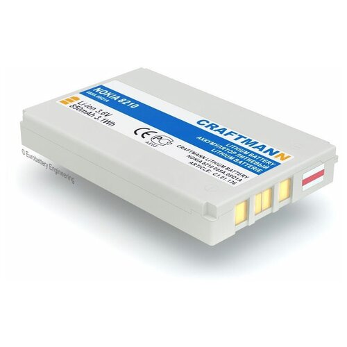 аккумулятор для телефона nokia blb 2 blb 3 750mah Аккумулятор BLB-2 для Nokia 8210, 8855, 8310, 8250, 8270, 7650, 5210, 6510, 8850, 8890, 6590, 8910, 8910i (850 mAh)