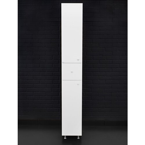 Пенал напольный 30 Классик с верхним ящиком левый айсберг