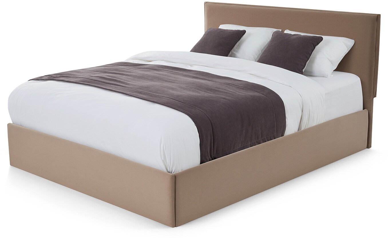 Кровать с подъёмным механизмом Hoff Мелодия, 177,5х104х211, цвет серо-бежевый