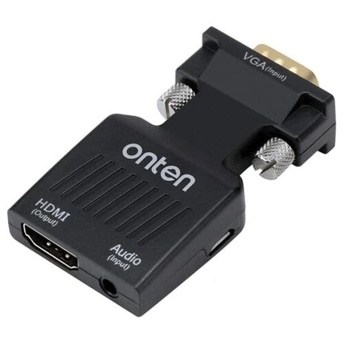 Адаптер переходник с VGA на HDMI Onten OTN-7508 черный