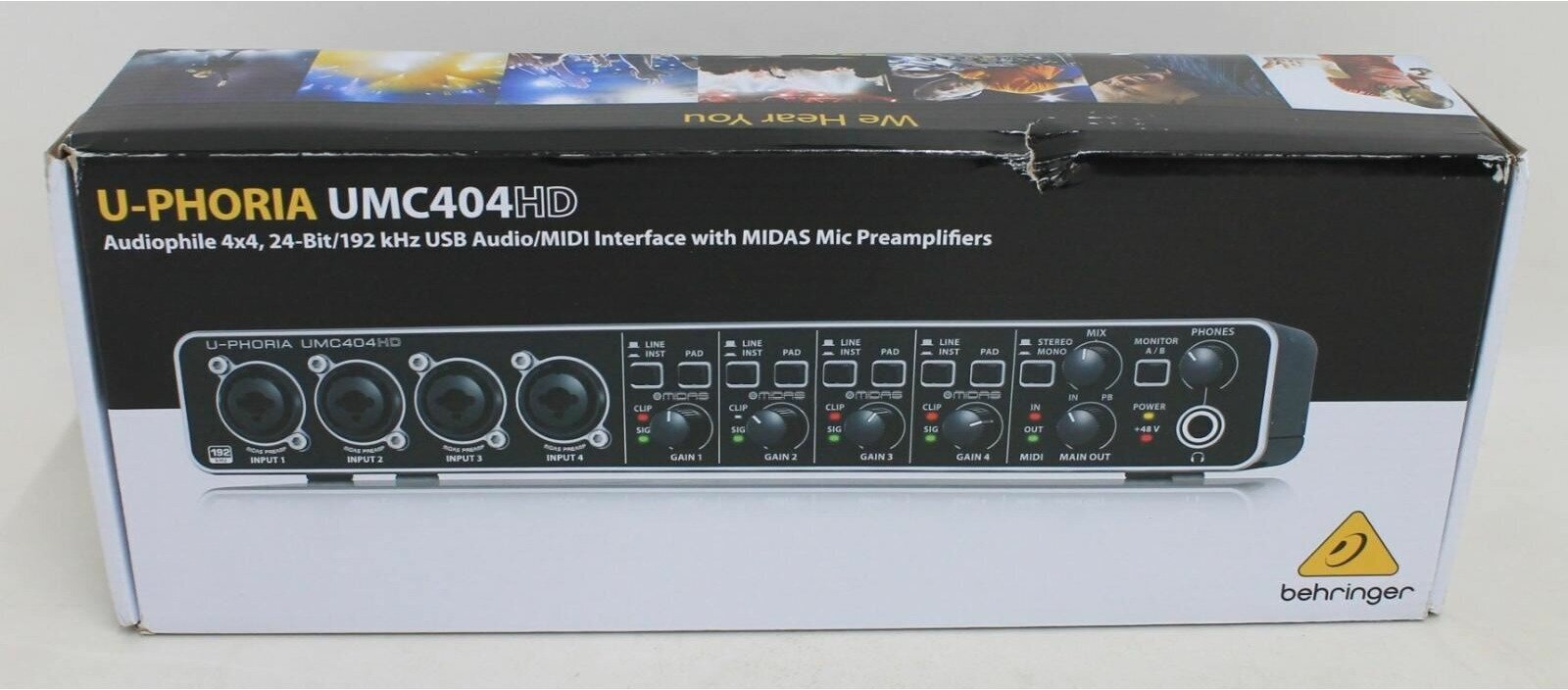 Внешняя звуковая карта BEHRINGER U-PHORIA UMC404HD