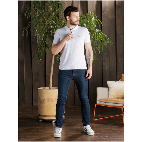 фото T exclusive поло интерлок белый(тч) m