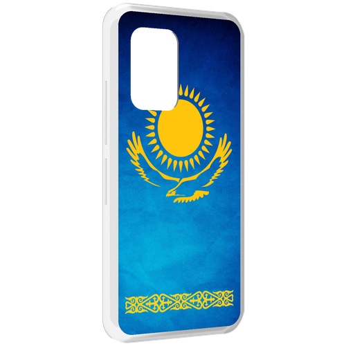 Чехол MyPads герб и флаг казахстана для UMIDIGI Bison GT задняя-панель-накладка-бампер