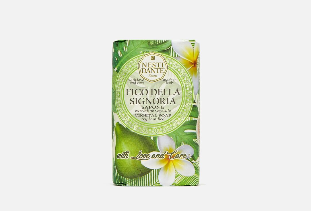 Косметическое мыло Nesti Dante Fico Della Signoria Vegetal Soap 250 г - фото №6
