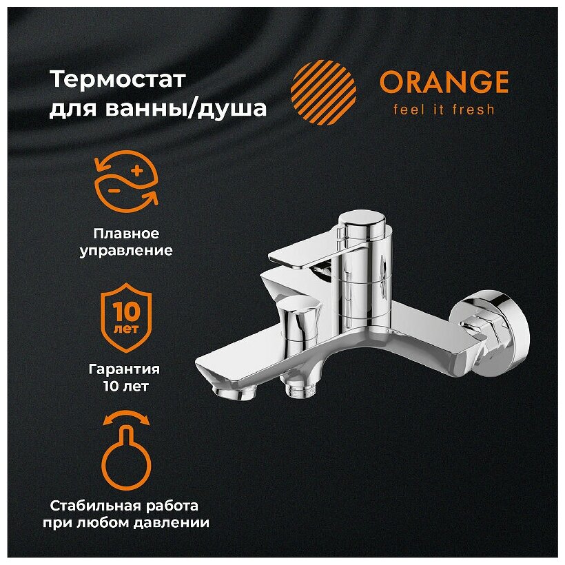 Смеситель для душа Orange Thermo T19-100cr хром - фотография № 10