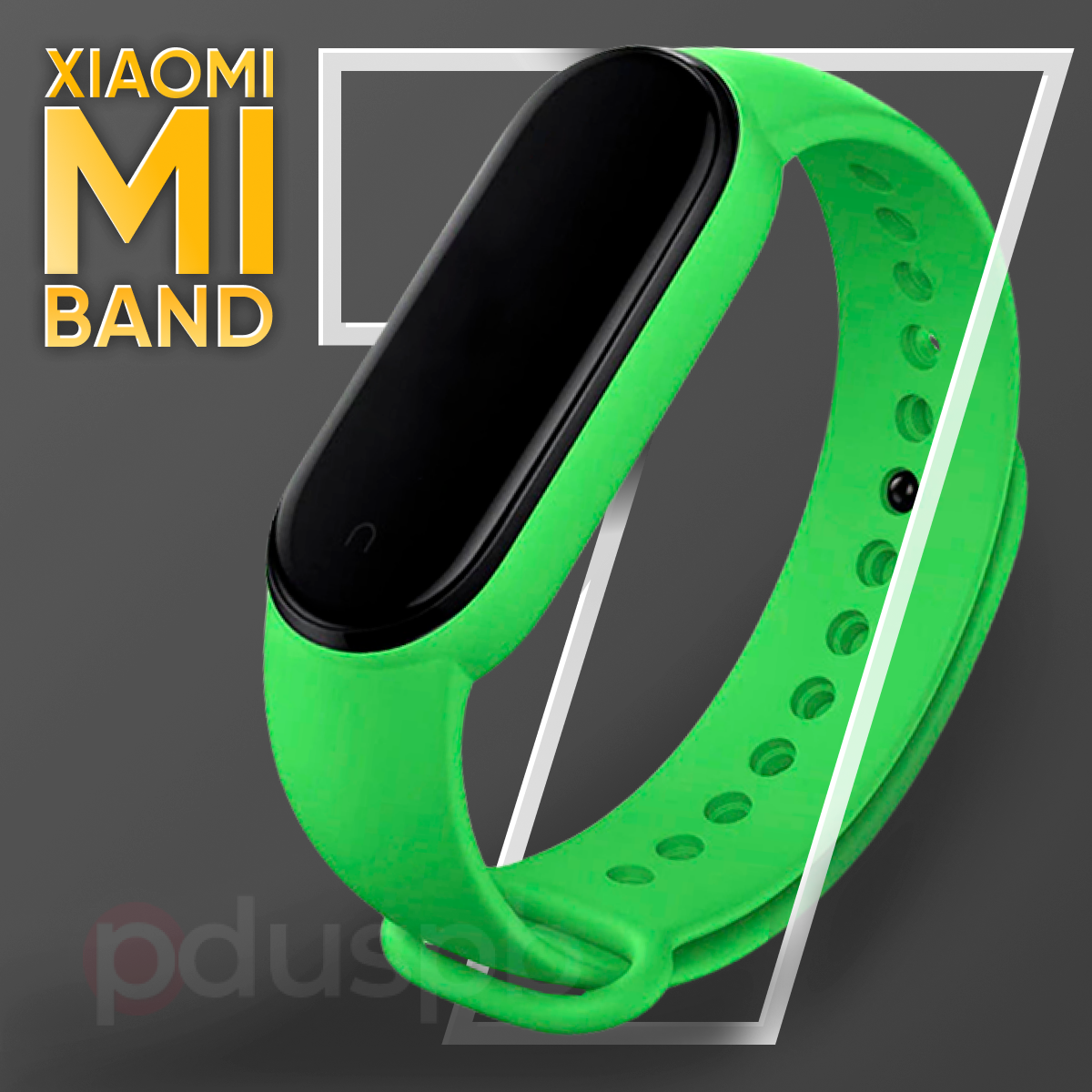 Силиконовый матовый ремешок №21 для фитнес-браслета Xiaomi Mi Band 7 / сменный спортивный браслет для умных (смарт) часов
