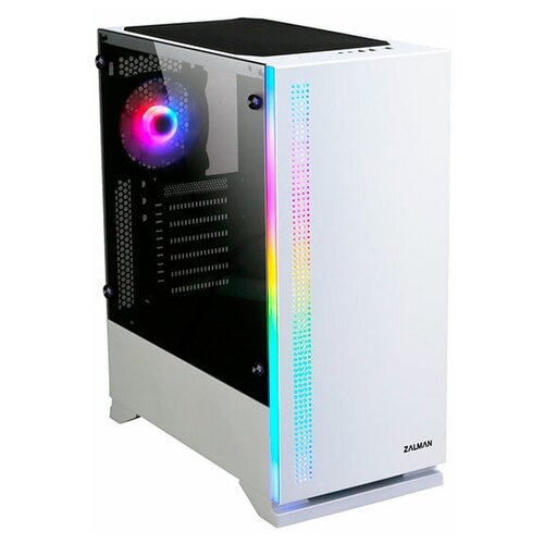 Корпус Zalman Miditower S5 White корпус atx zalman i3 edge без бп чёрный