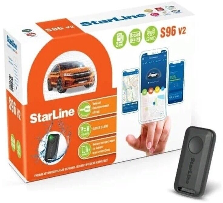 StarLine S96 V2 BT 2CAN+4LIN 2SIM GSM