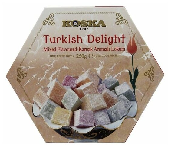 Рахат-лукум ассорти вкусов (Turkish Delight) Koska | Коска 250г