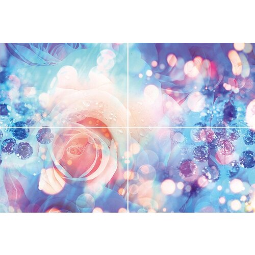 Rose P4D267 Панно из 4-х плиток 60х40