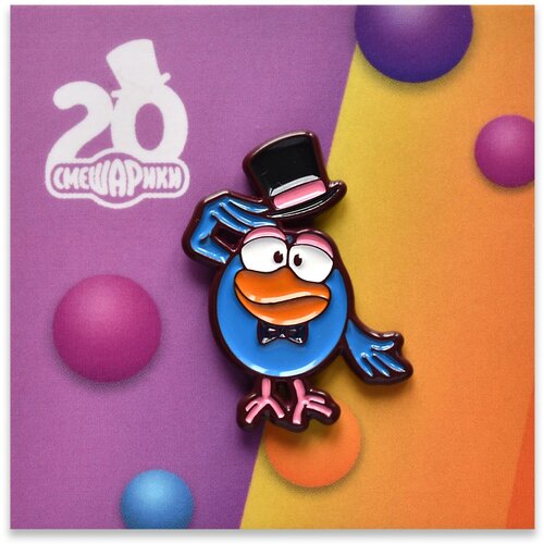 Значок Heart Of Moscow, коричневый