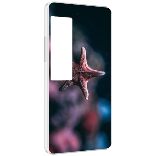 Чехол MyPads морская-звезда---starfish для Meizu Pro 7 Plus задняя-панель-накладка-бампер чехол mypads морская звезда starfish для huawei mate 40 pro plus задняя панель накладка бампер
